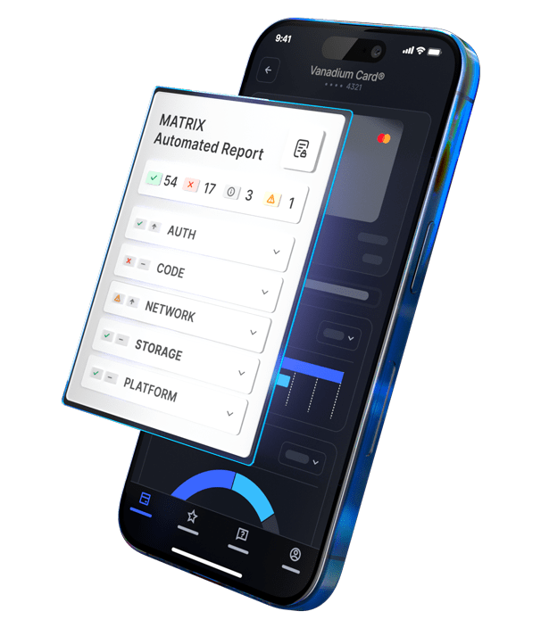 MATRIX Automated Report on the iOS mobile device